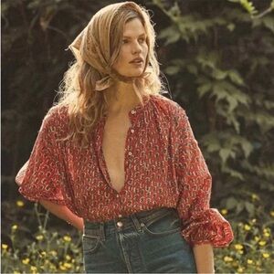 Doen Jane Blouse Calico Canyon Blooms